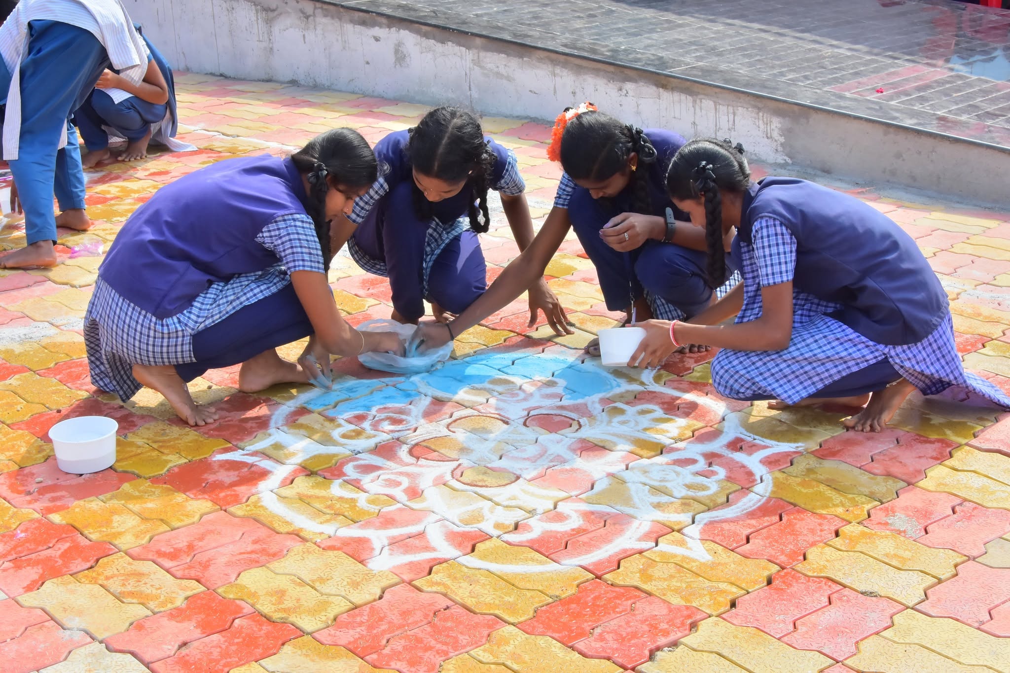 Kolam Competition at SSS College